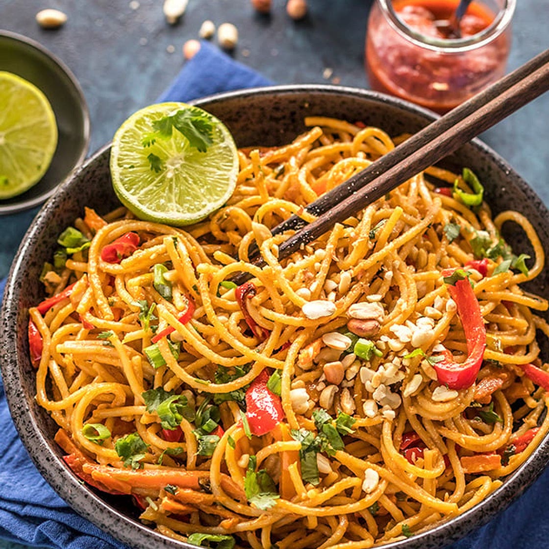 Instant Pot Thai Peanut Noodles