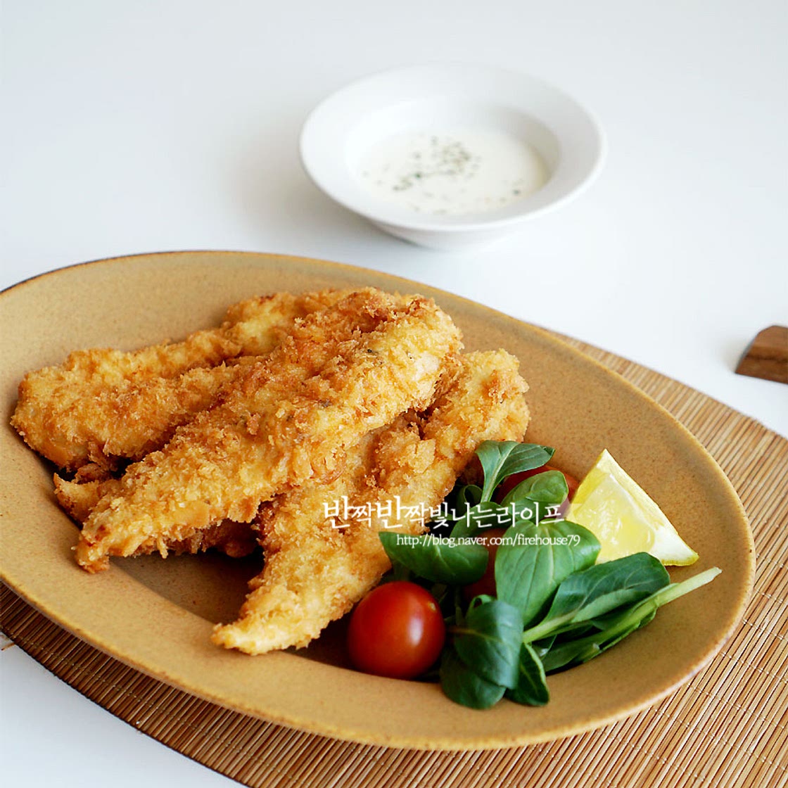 치킨까스 만들기 소스까지 맛있는 닭안심 요리