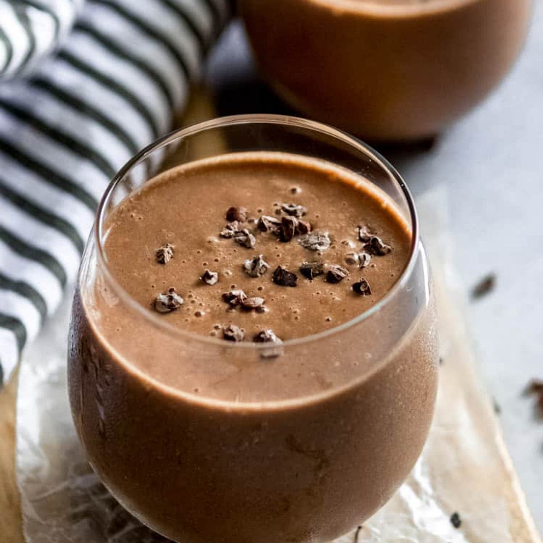 Chocolate Banana Smoothie with Cayenne