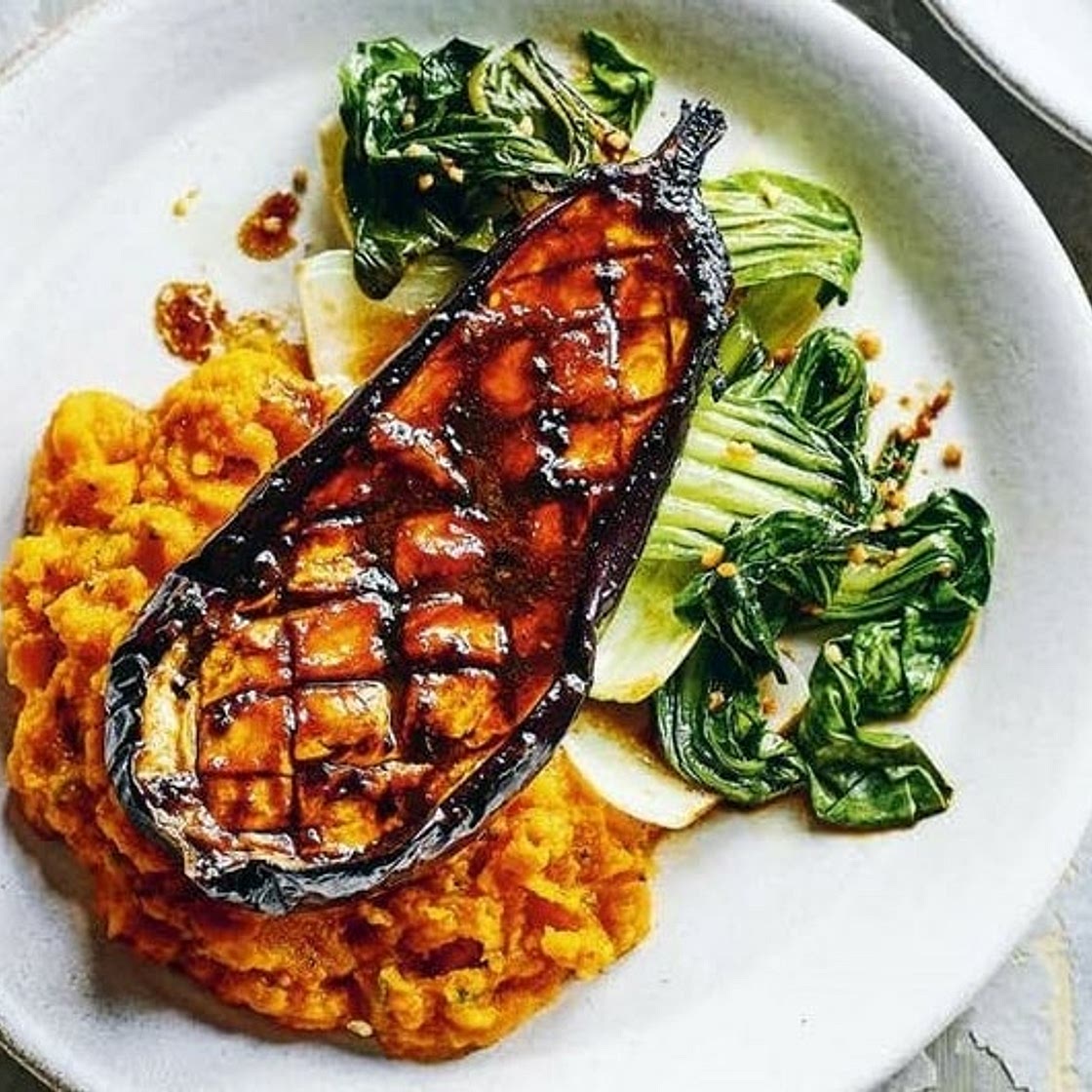 Miso Aubergine (Eggplant Steaks)