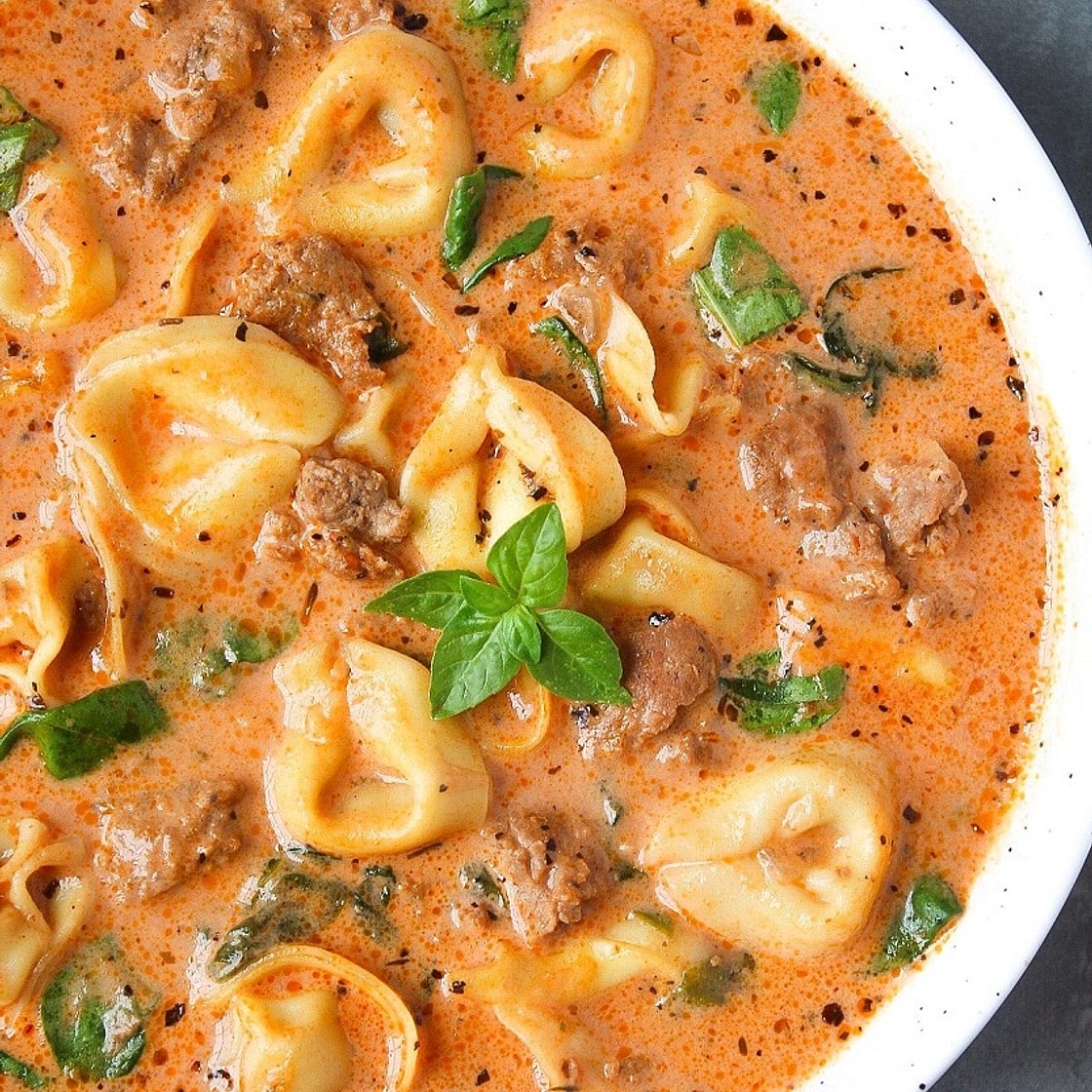 Instant Pot Tortellini Soup With Sausage