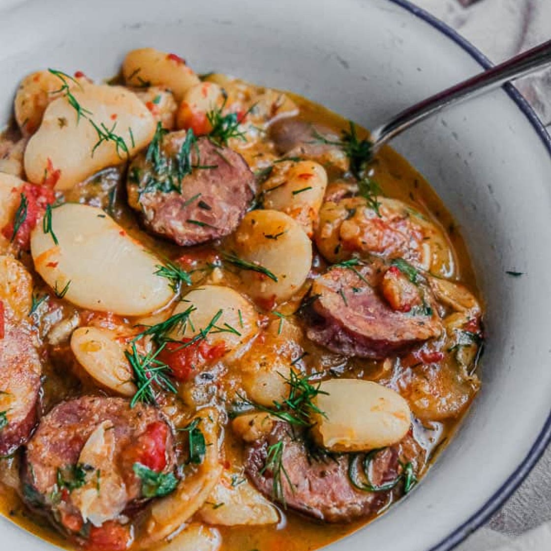 Smoky Romanian Bean Stew