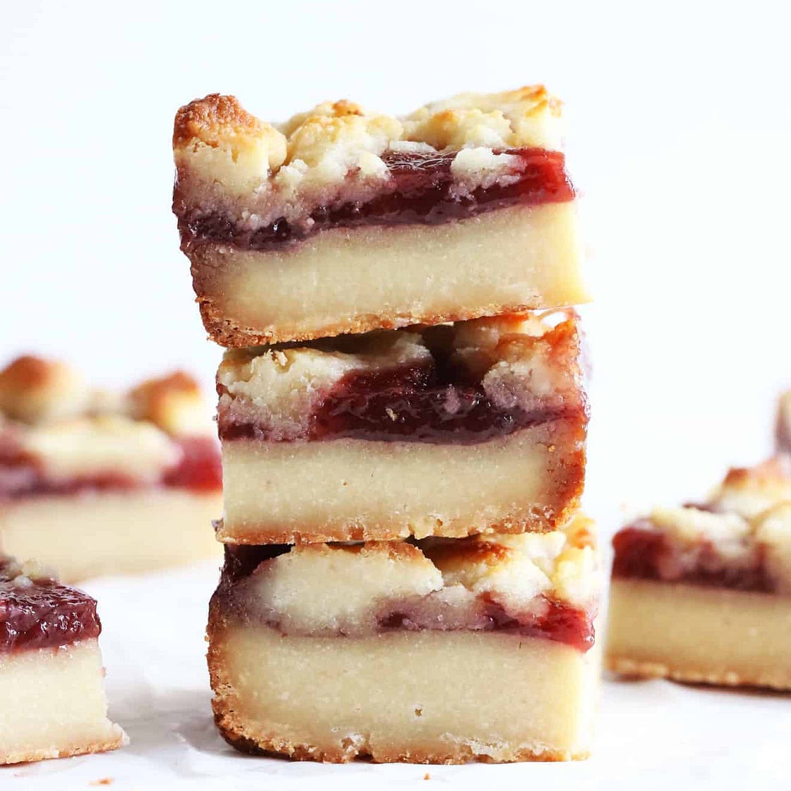 Strawberry Crumble Bars