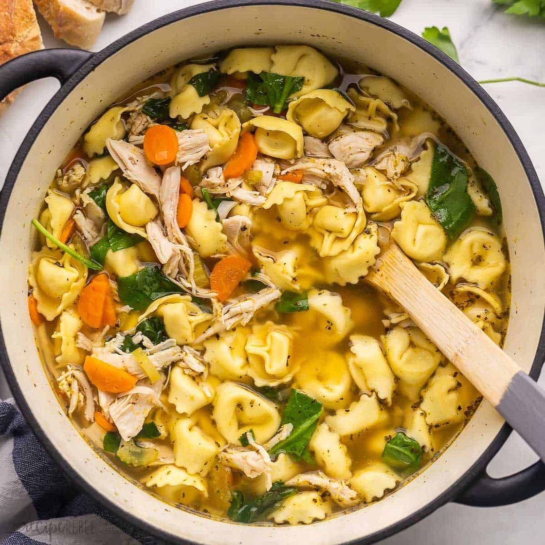 Chicken Tortellini Soup
