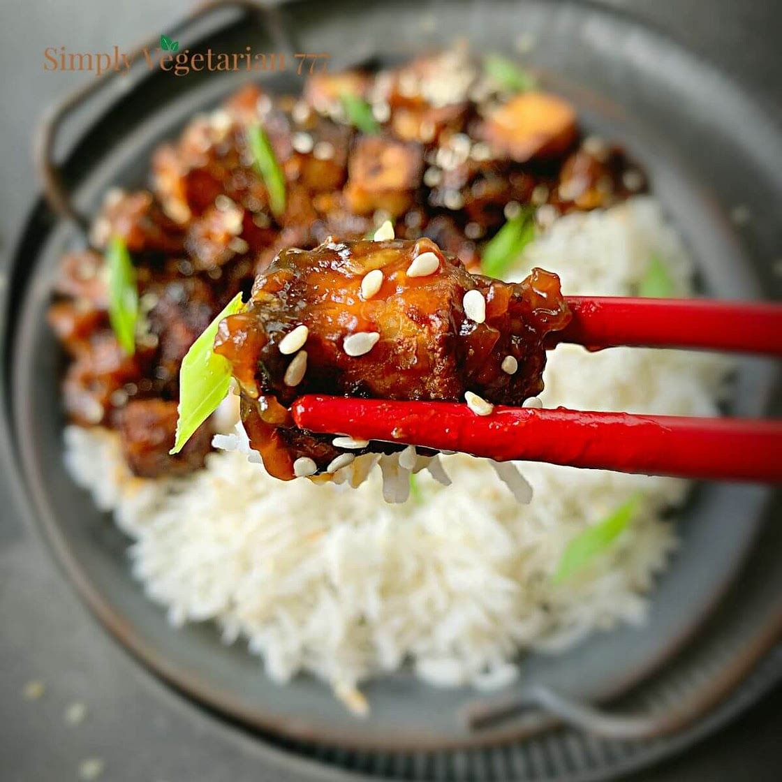 Crispy Air Fryer Tofu in Asian Sauce (Stove Top Instructions included)