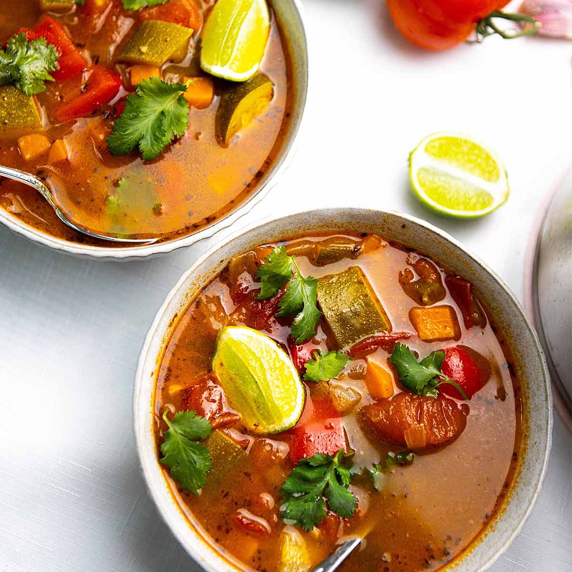 Mexican Vegetable Soup (Vegan)