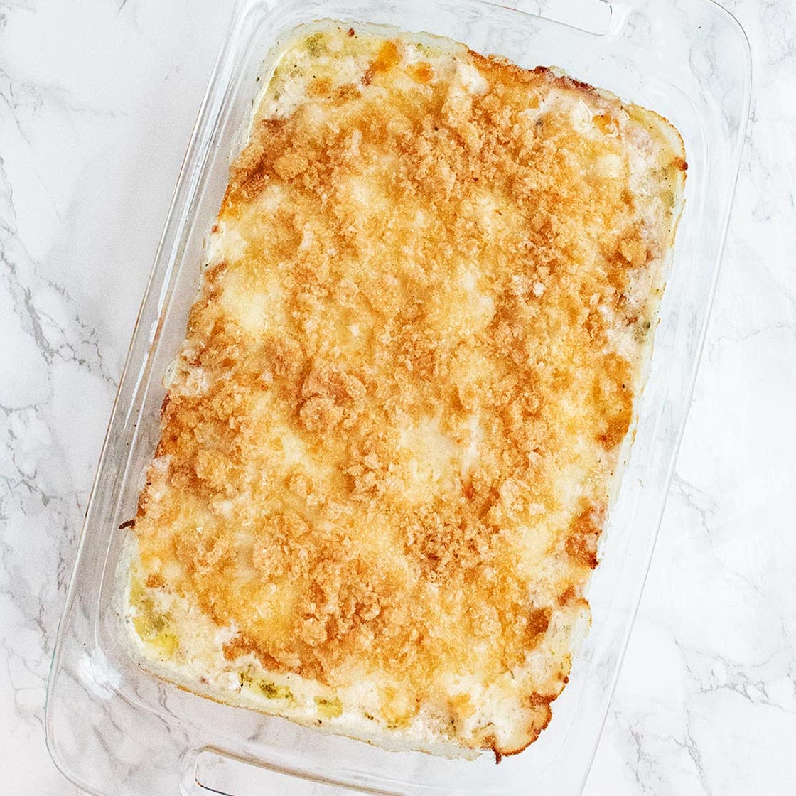 Keto Chicken Alfredo Casserole