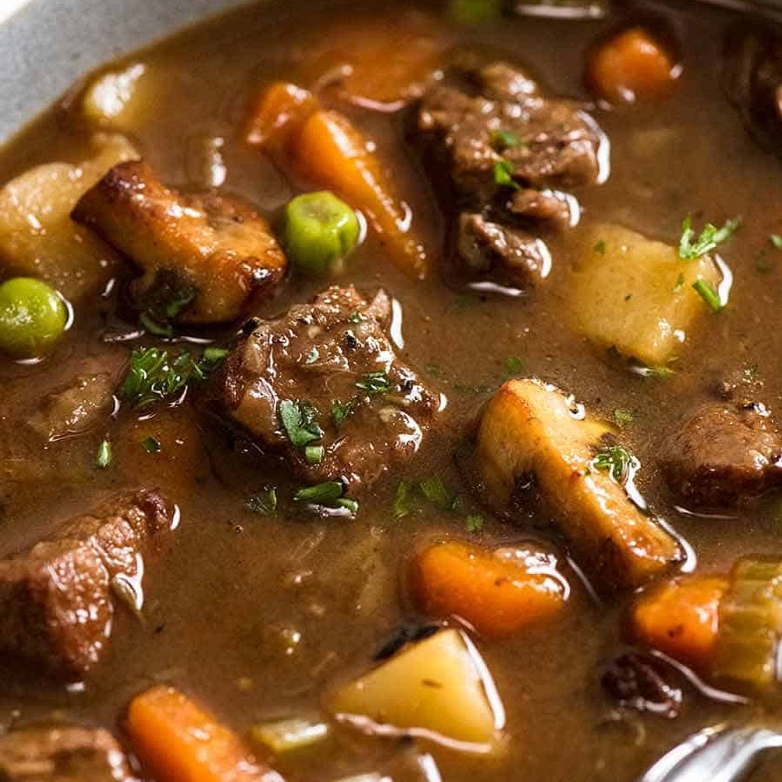 Vegetable Beef Soup (Fall apart beef!)
