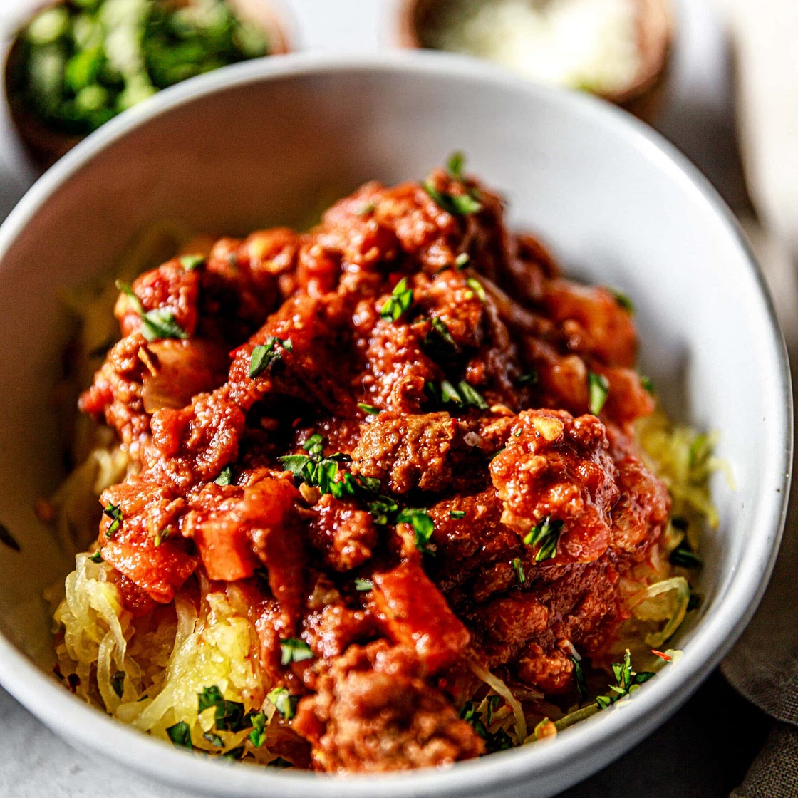 Spaghetti Squash Bolognese
