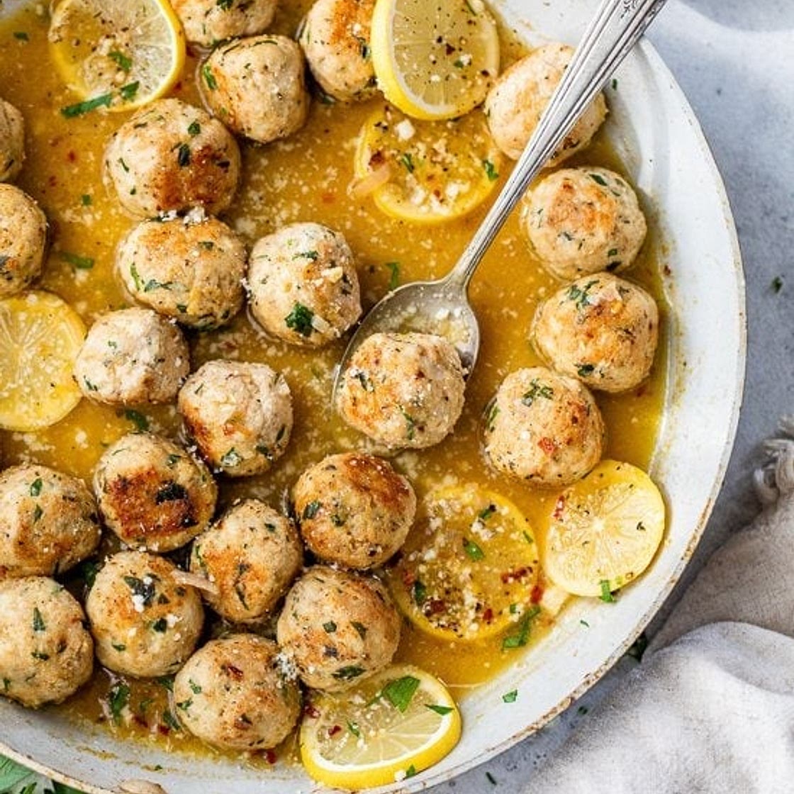 Chicken Romano Meatballs