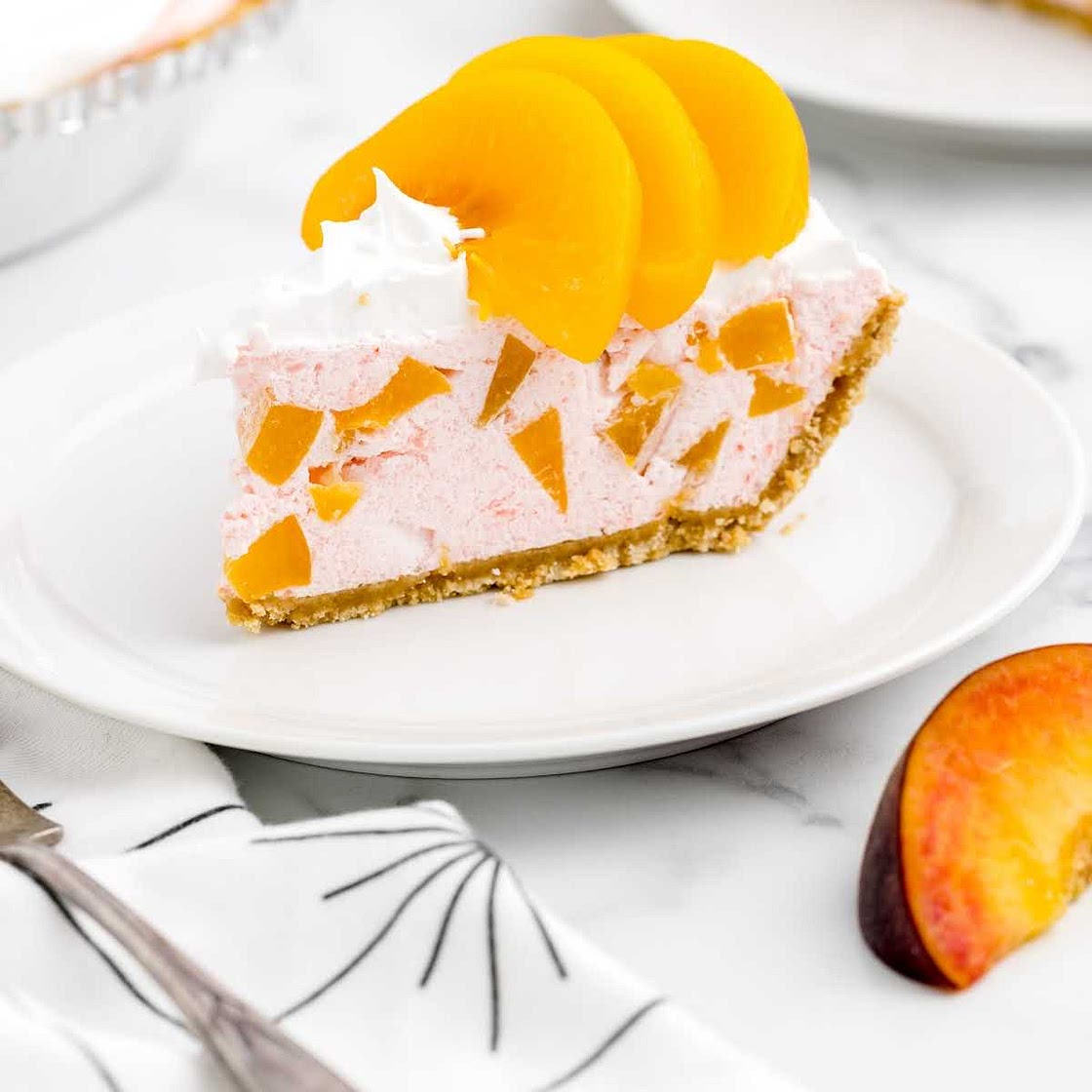 Peach Cool Whip Pie