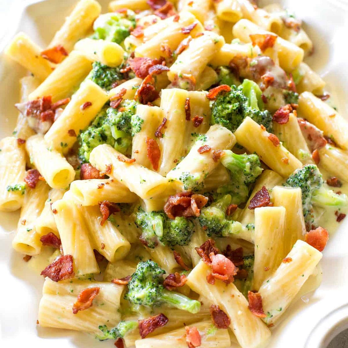 One-Pot Bacon Broccoli Pasta