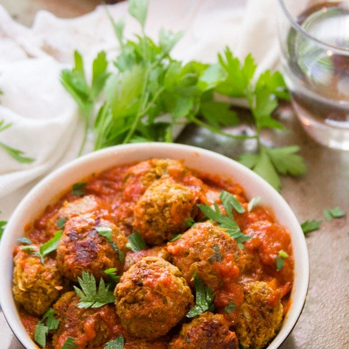 Italian-Style Lentil Meatballs