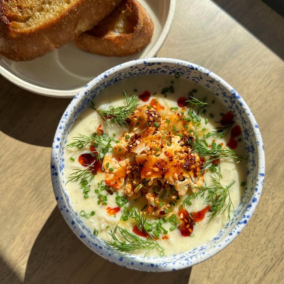 Cauliflower Gouda Soup