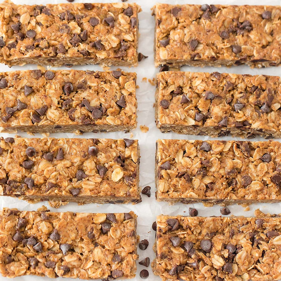 4 Ingredient No Bake Healthy Granola Bars