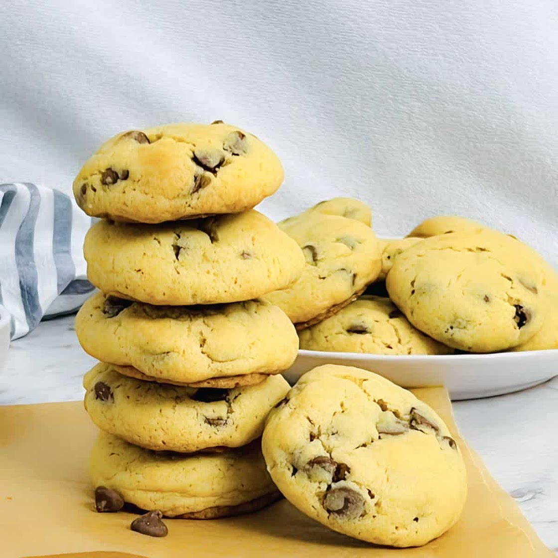 Eggless Chocolate Chip Cookies