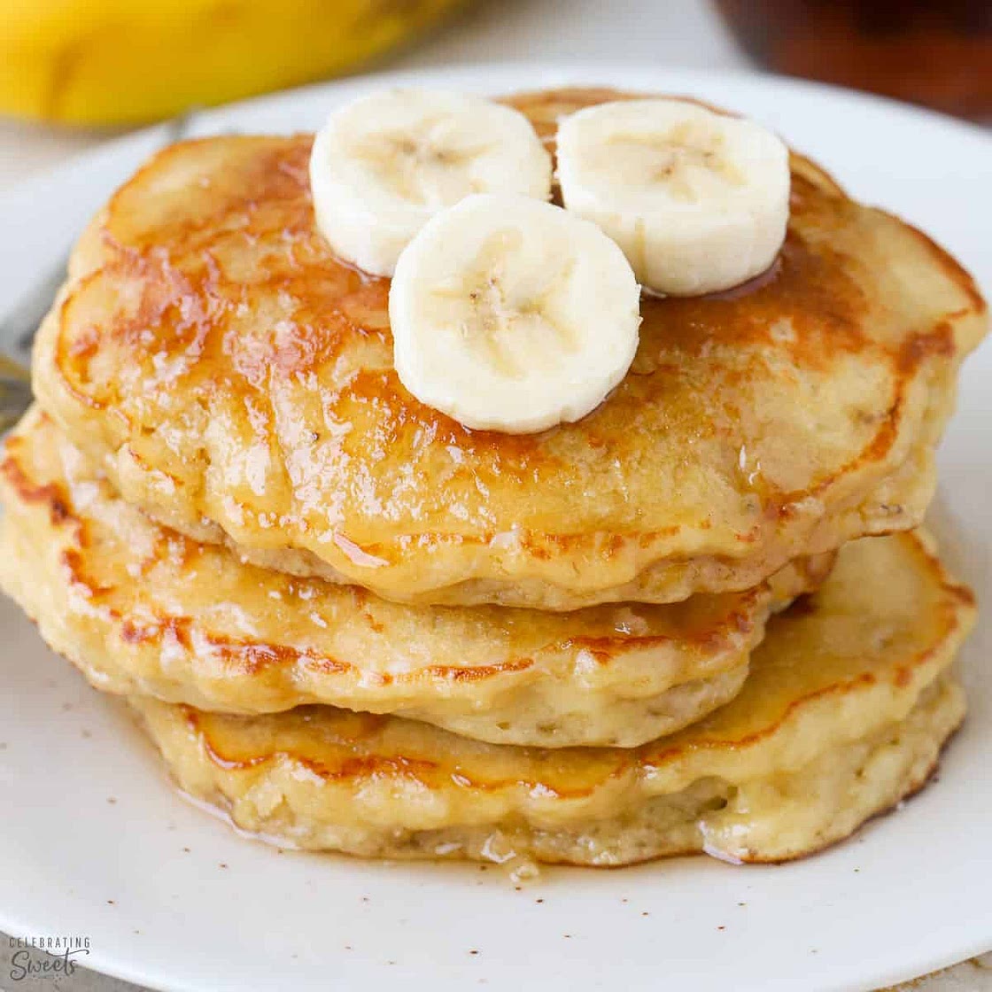 Brown Sugar Banana Pancakes