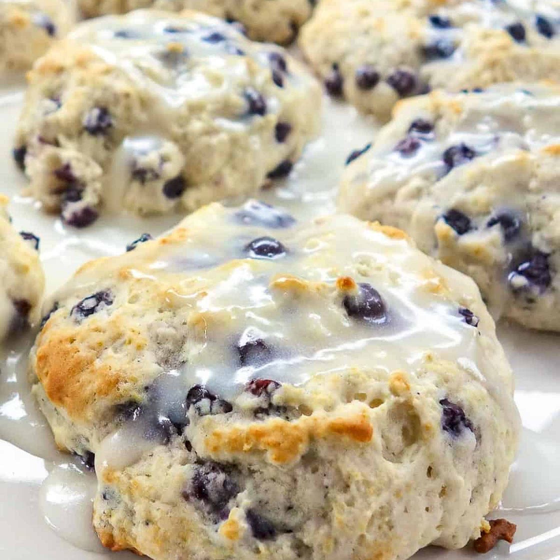 Quick Blueberry Biscuits
