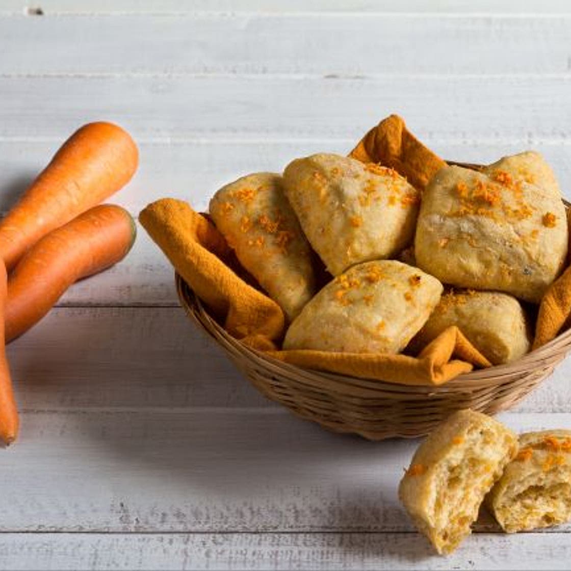 Bocconcini di pane alle carote