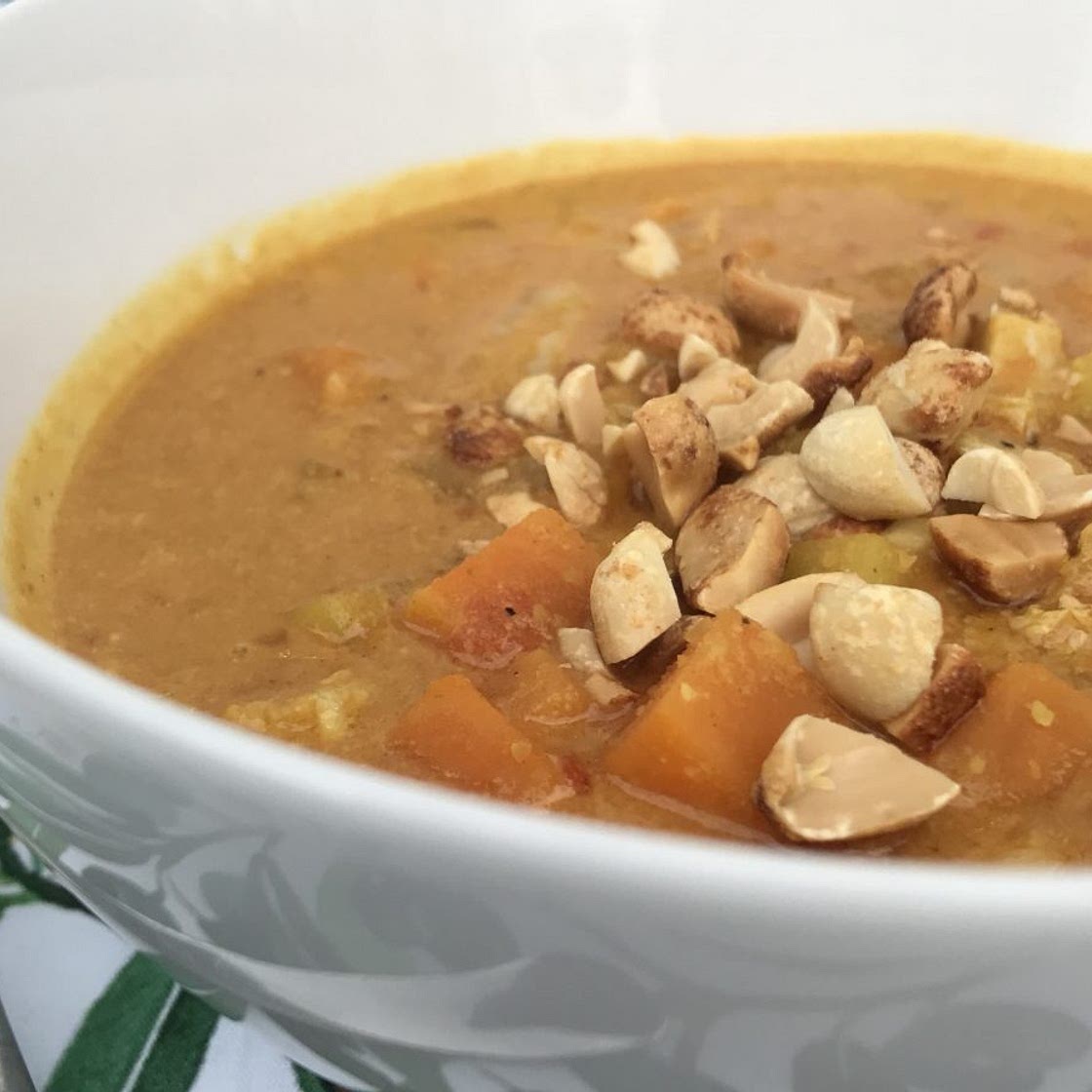 Malaysian Cabbage amd Peanut Soup