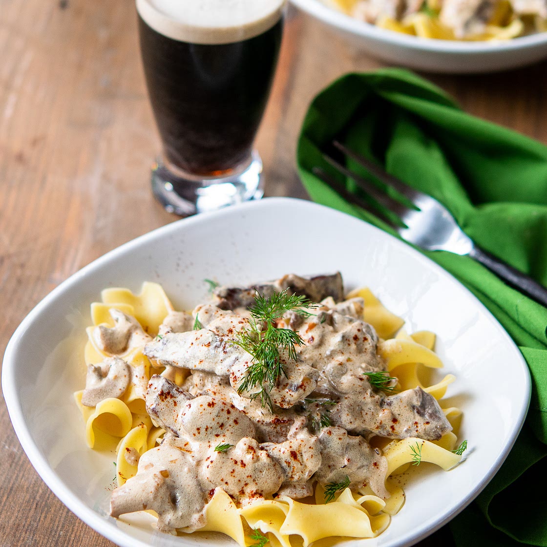 Beef Stroganoff