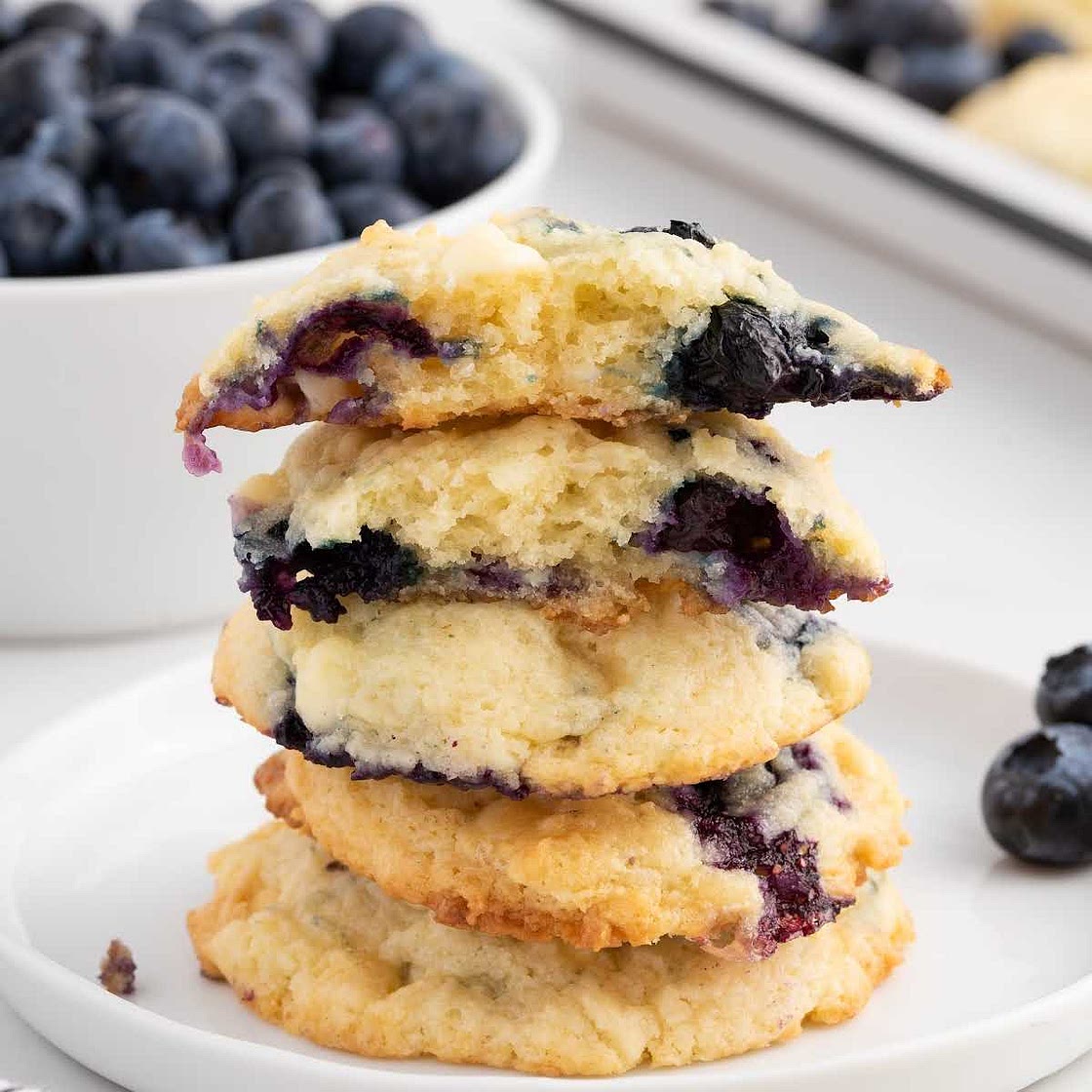 Blueberry Cheesecake Cookies