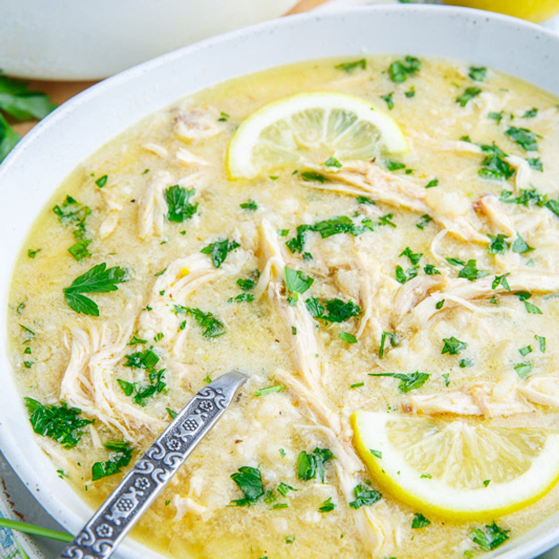 Avgolemono Soup (aka Greek Lemon Chicken Soup)