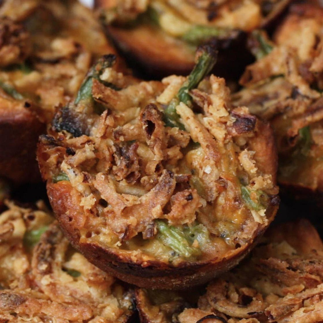 Green Bean Casserole Cups Recipe by Tasty