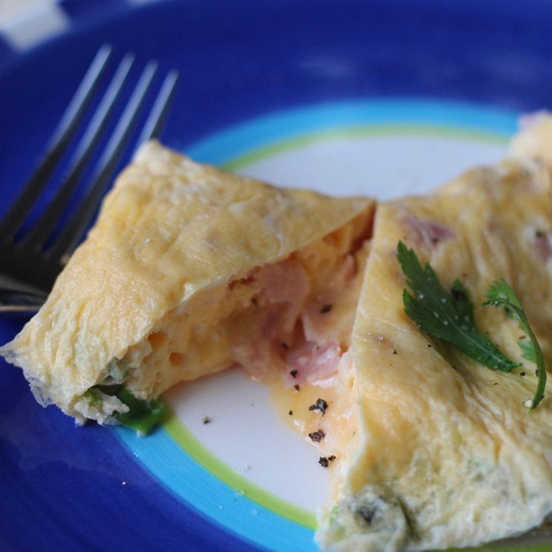Omelette in a bag recipe
