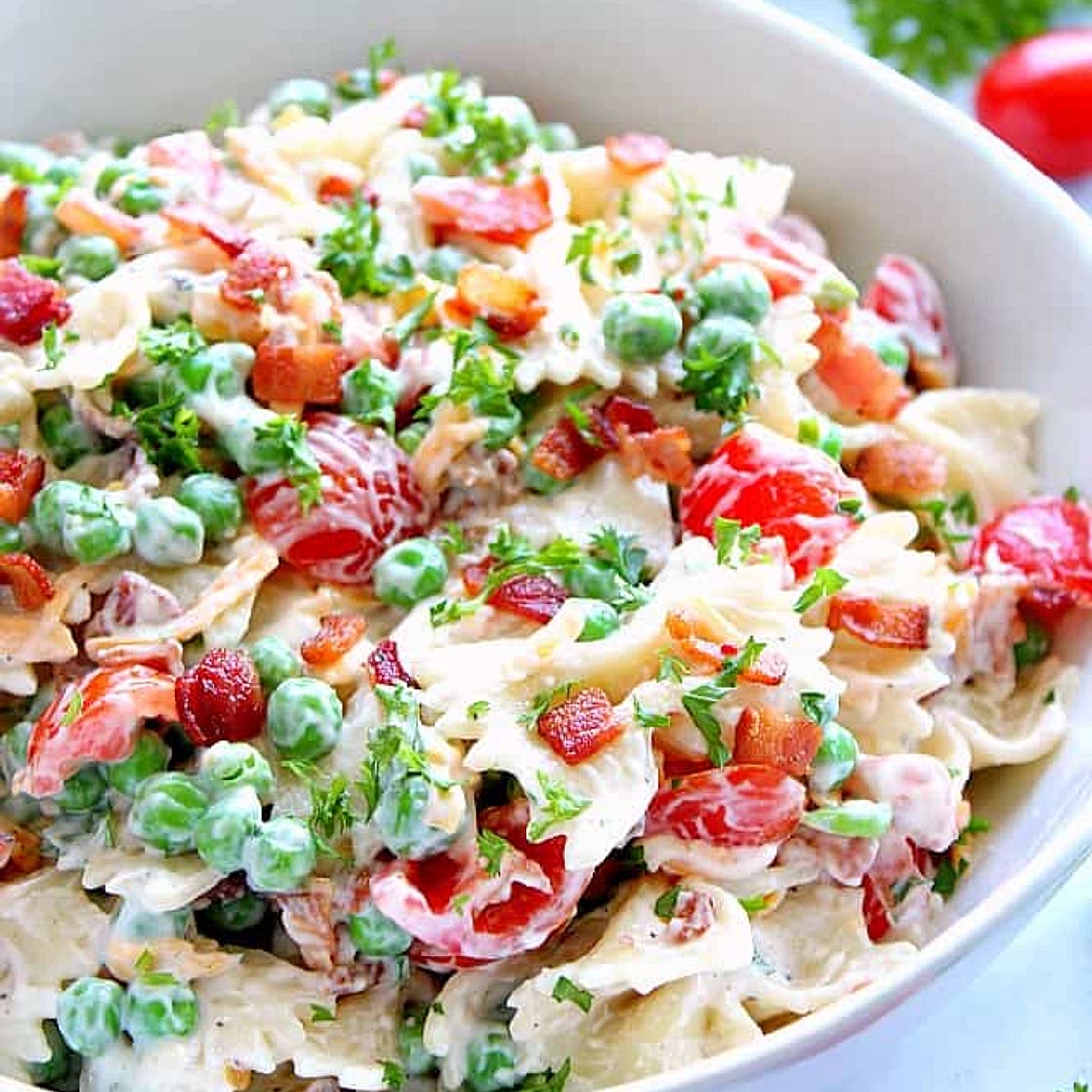 Bacon Ranch Pasta Salad Recipe