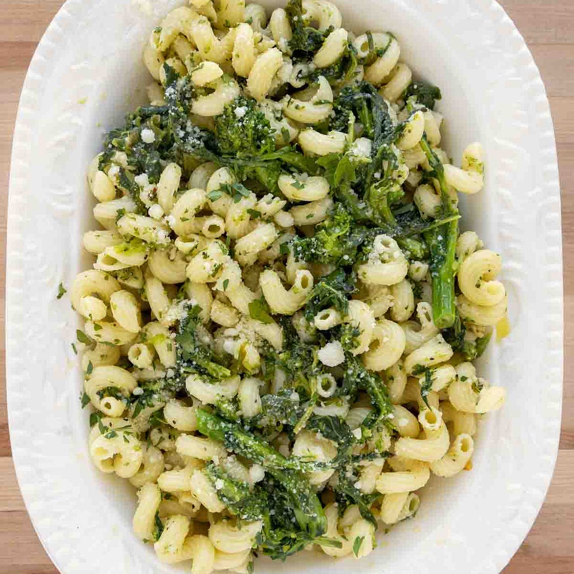 Pasta Aglio Olio with Broccoli Rabe
