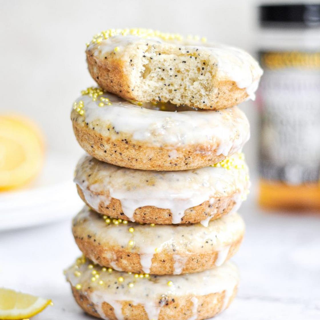 Lemon Poppy Seed Donuts