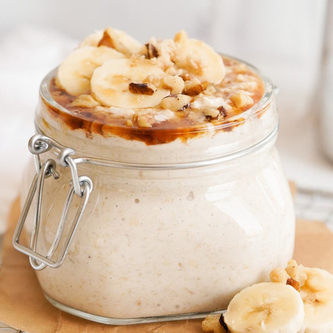 Maple Brown Sugar Overnight Oats