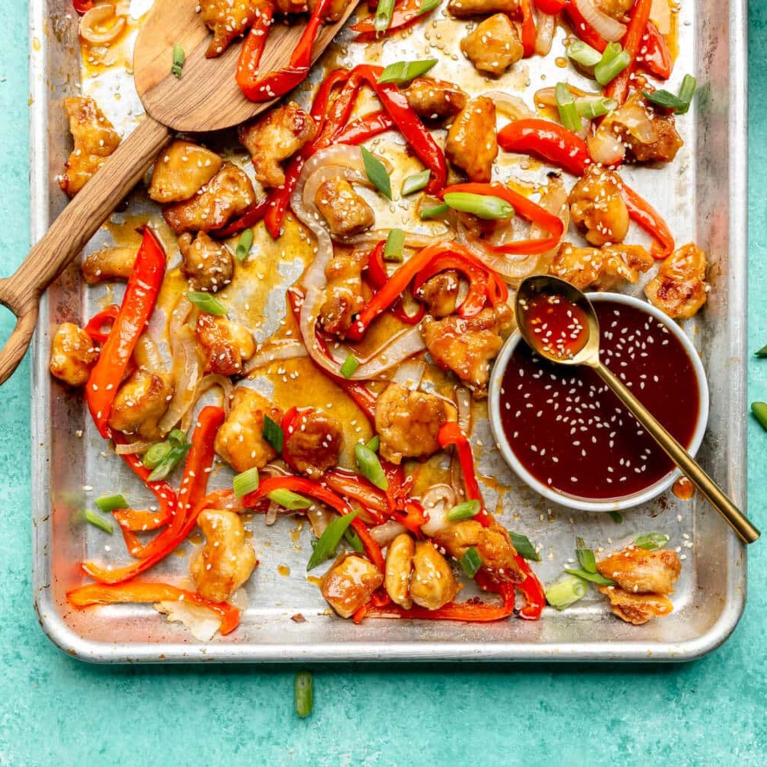 Oven Baked Sweet and Sour Chicken