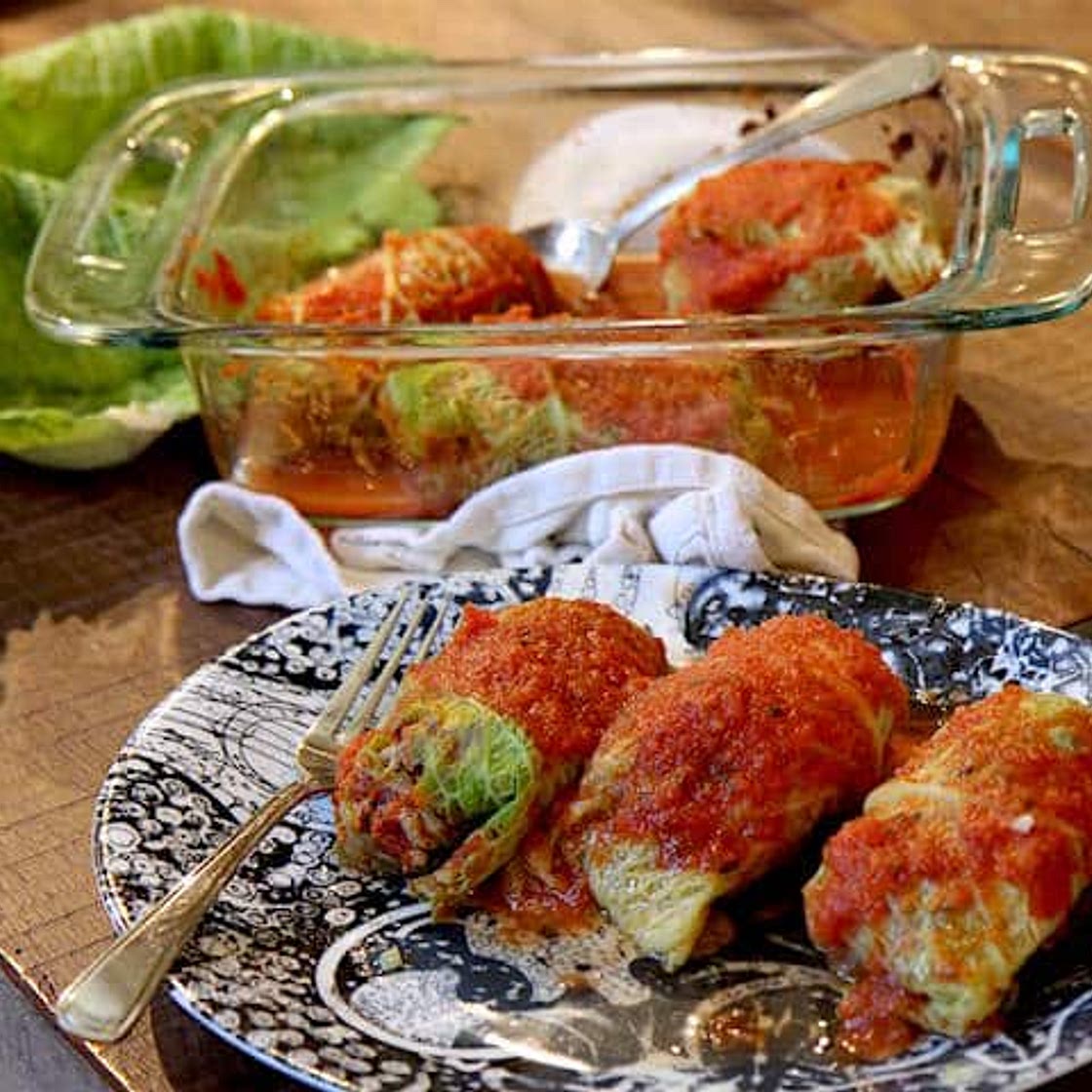 Low Carb Turkey Cabbage Rolls