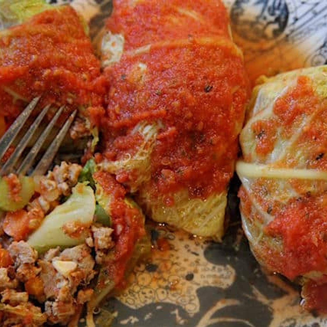 Low Carb Turkey Cabbage Rolls