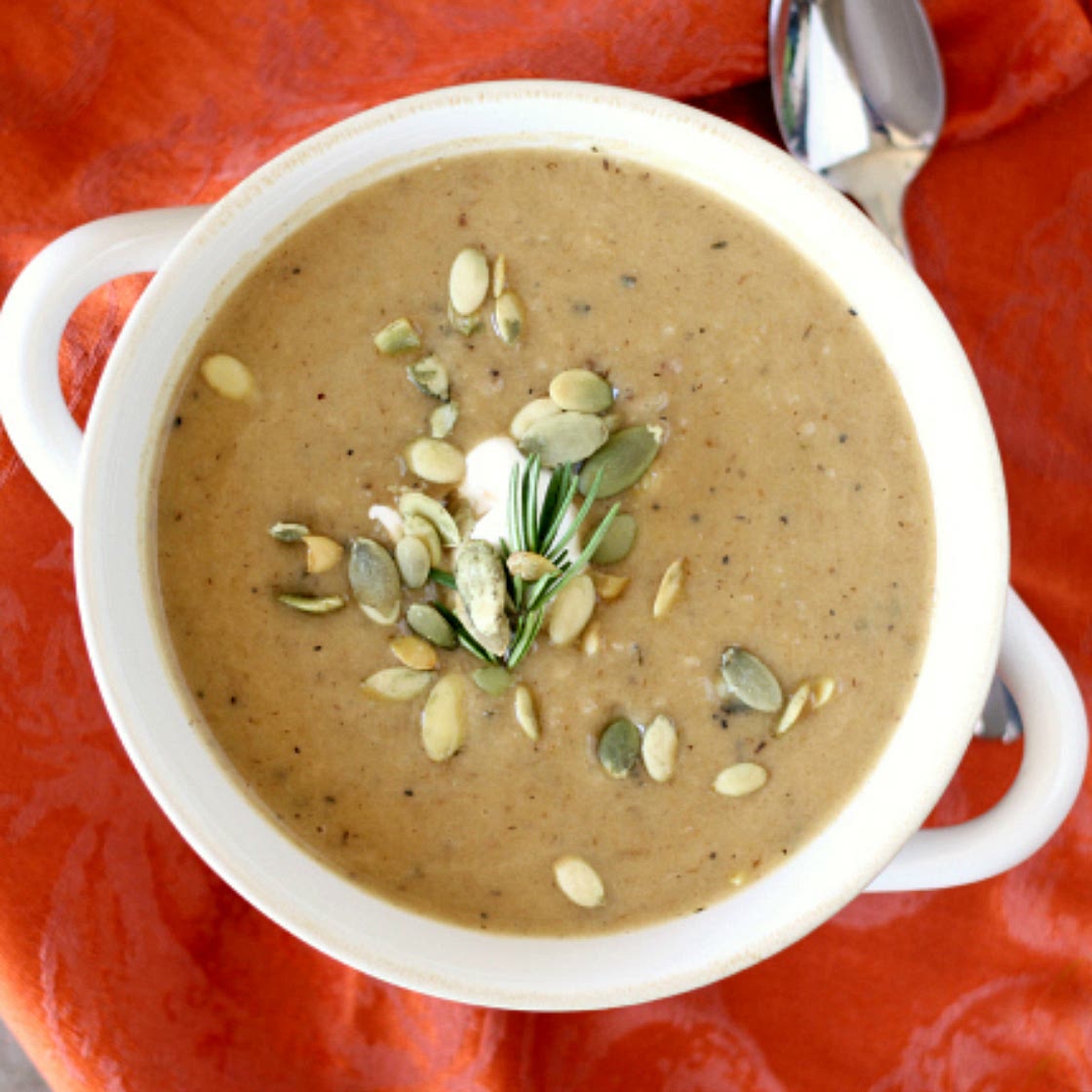 Creamy Roasted Vegetable Soup