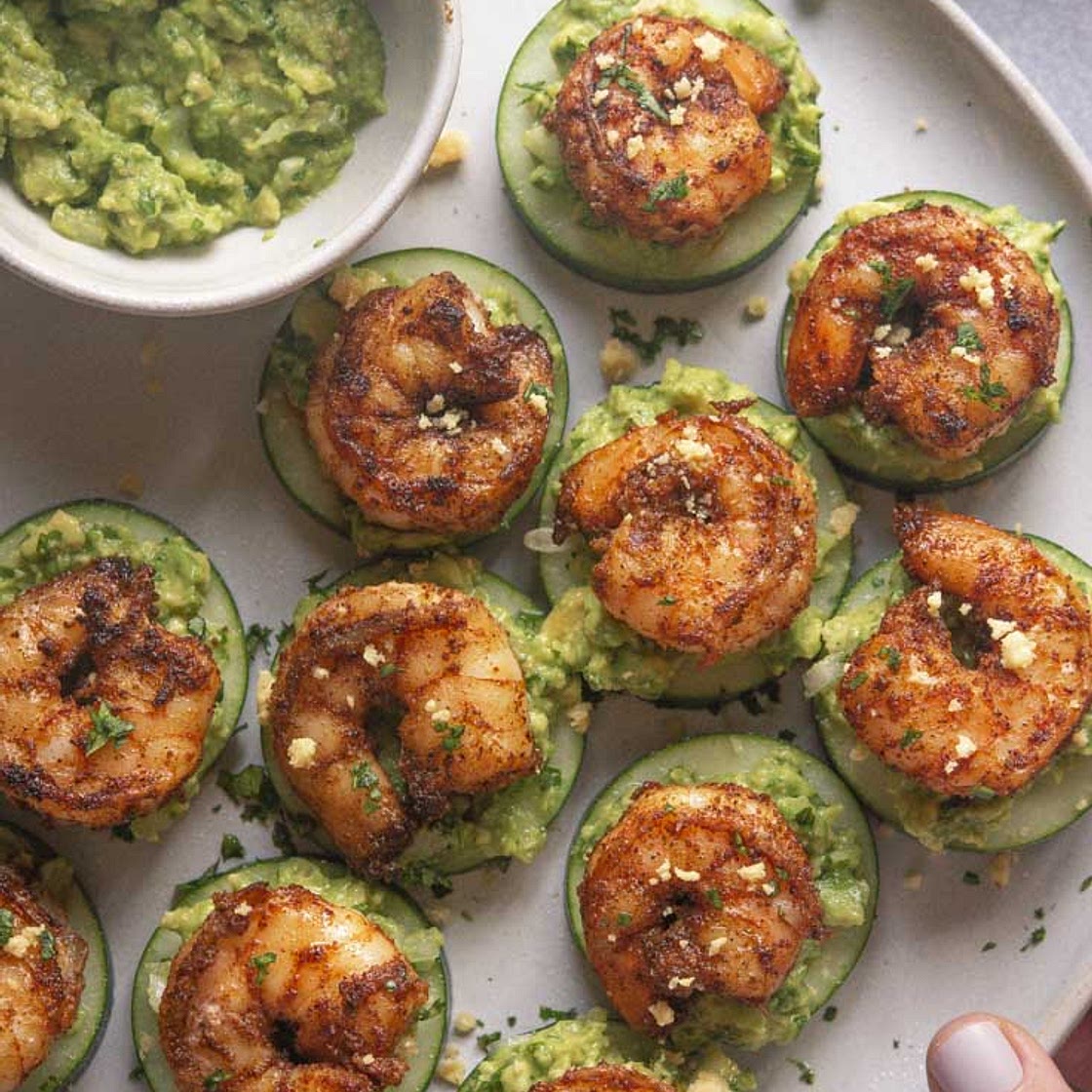 Shrimp Cucumber Bites