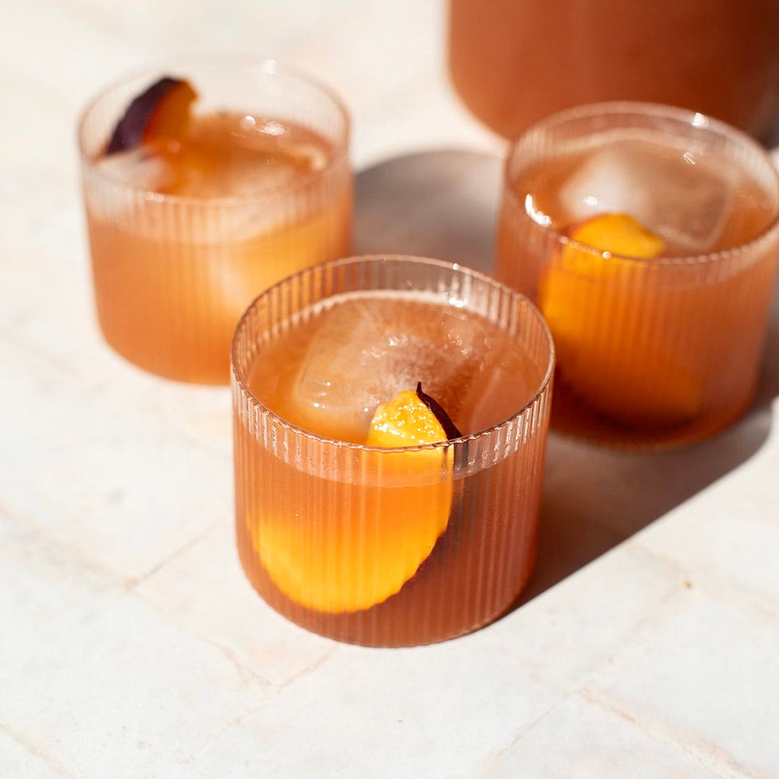 Southern Bourbon Peach Tea Cocktail