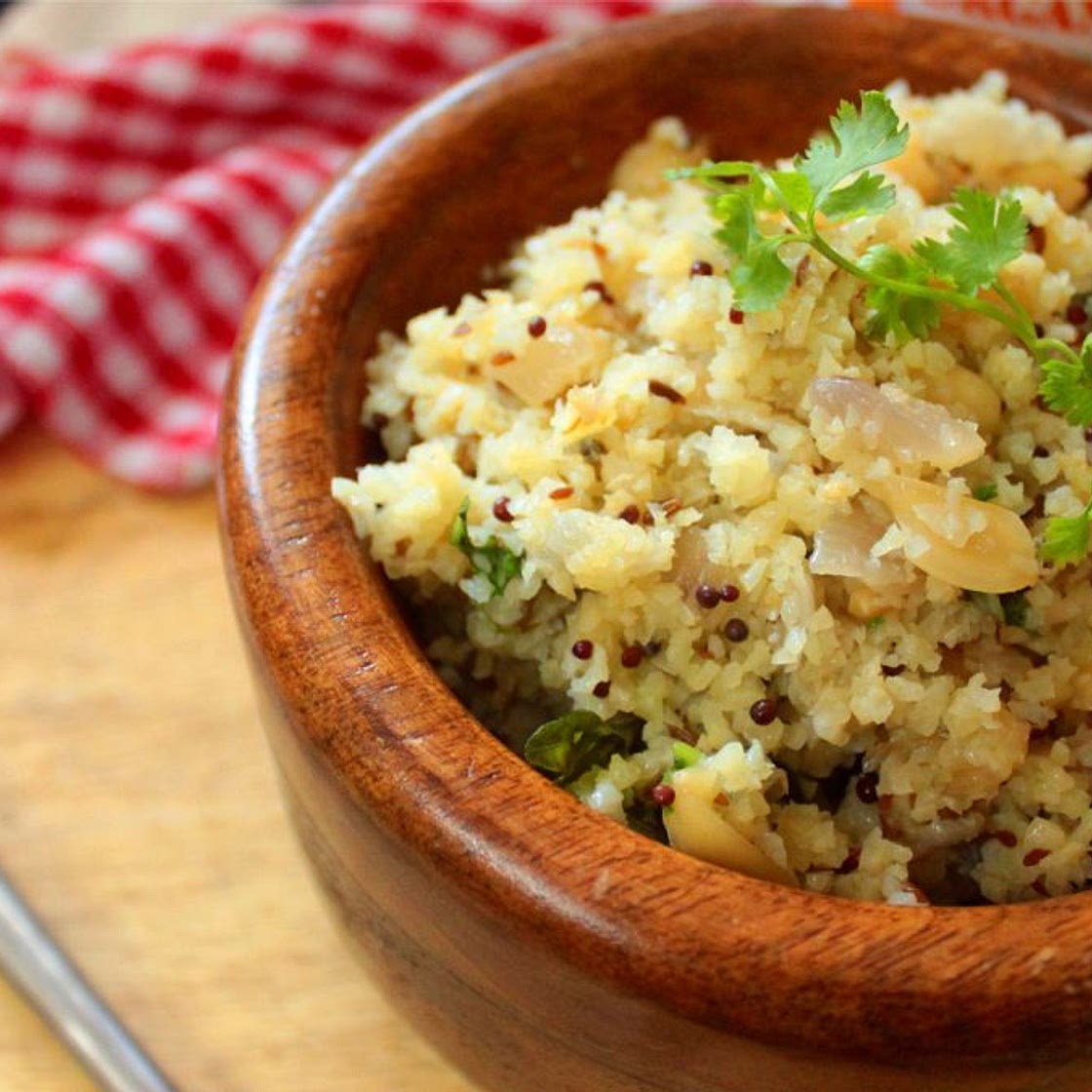 Keto Upma (Indian Breakfast Dish)