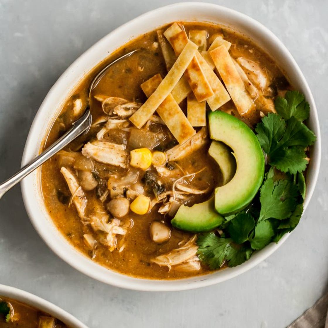 Healthy White Chicken Chili