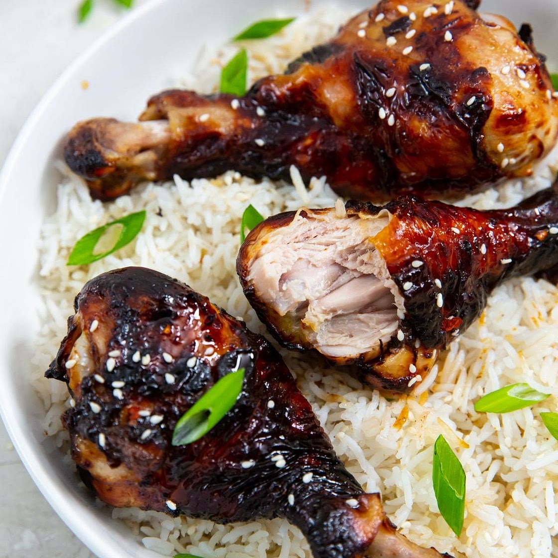 Air Fryer Teriyaki Chicken Legs