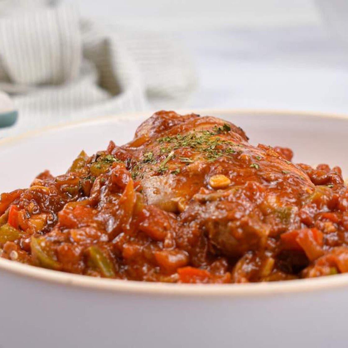 Slow Cooker Chicken Cacciatore