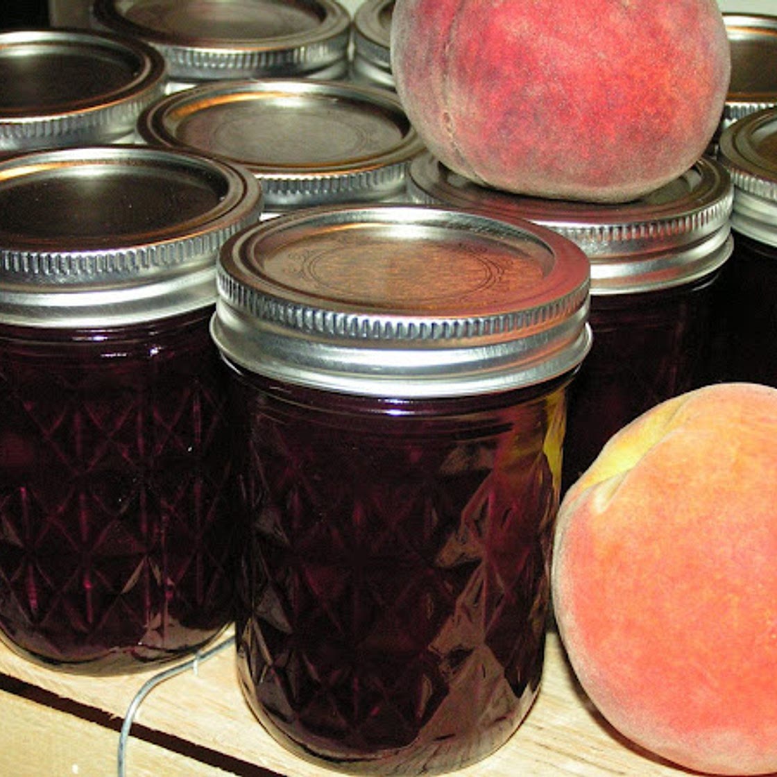 Spicy Blueberry Peach Jam