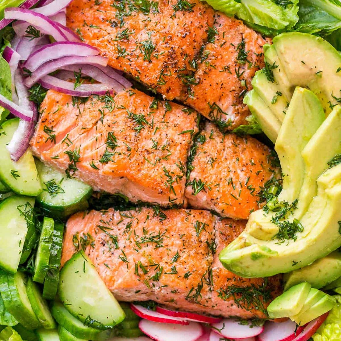Avocado Salmon Salad Recipe