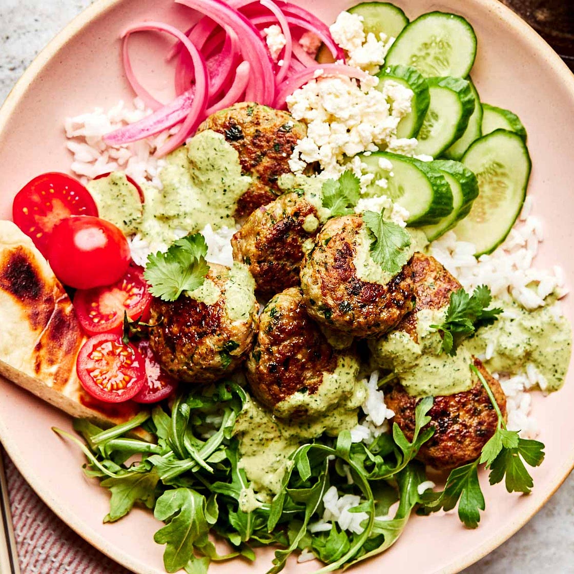 Juicy and Tender Turkey Falafel Meatballs