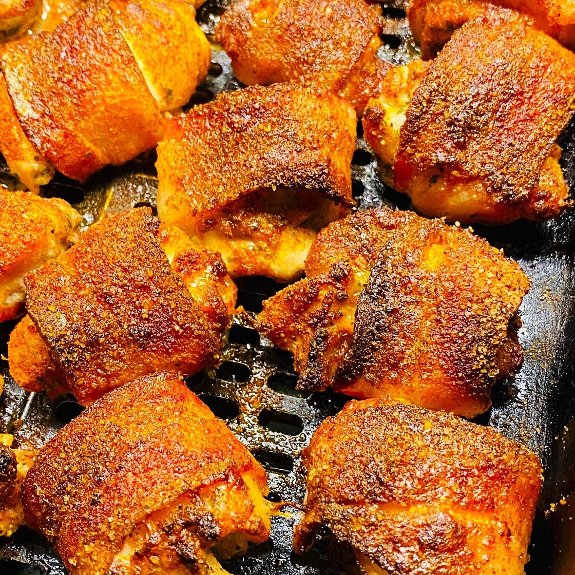 Air Fryer BBQ Bacon Ranch Chicken