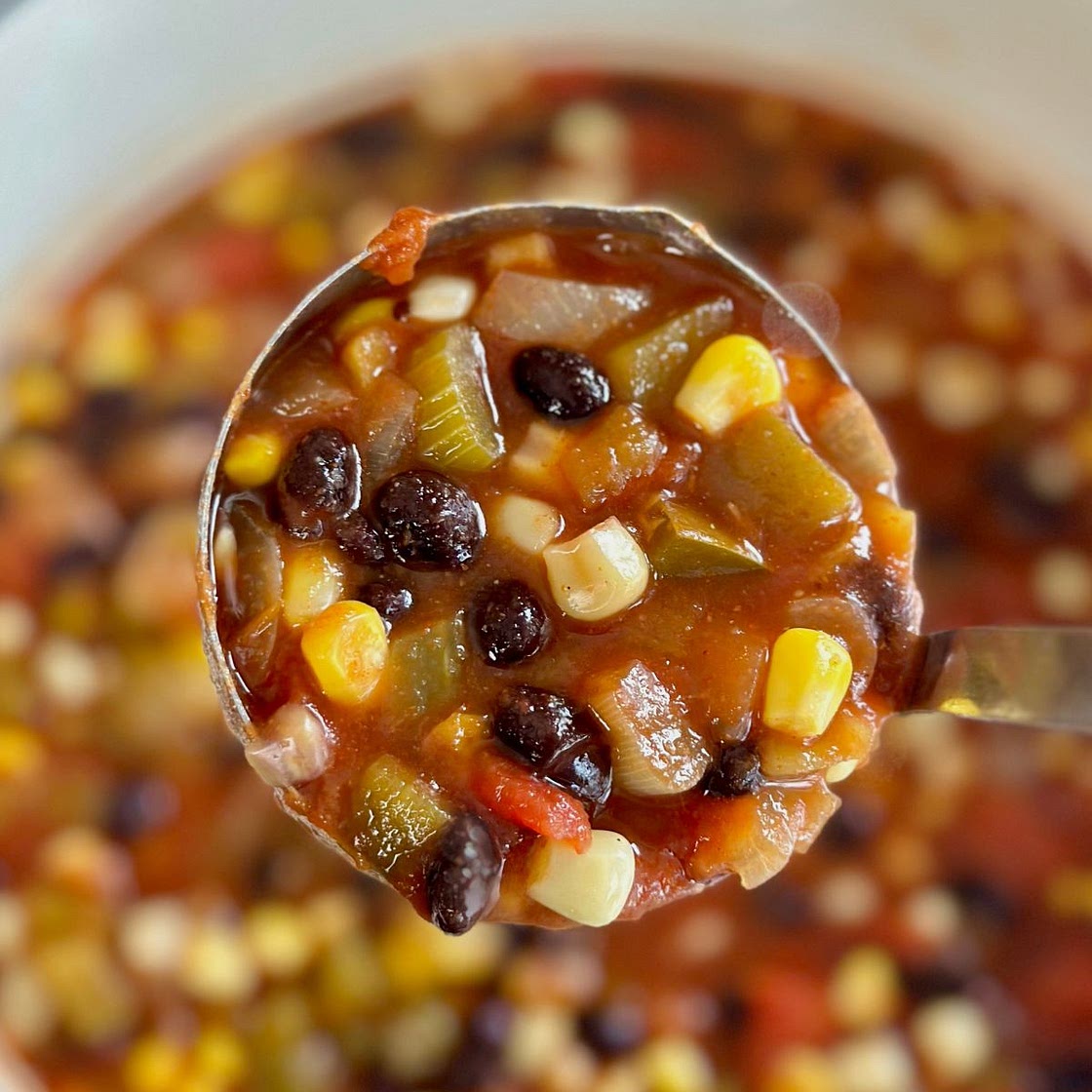 Southwestern Black Bean and Corn Soup