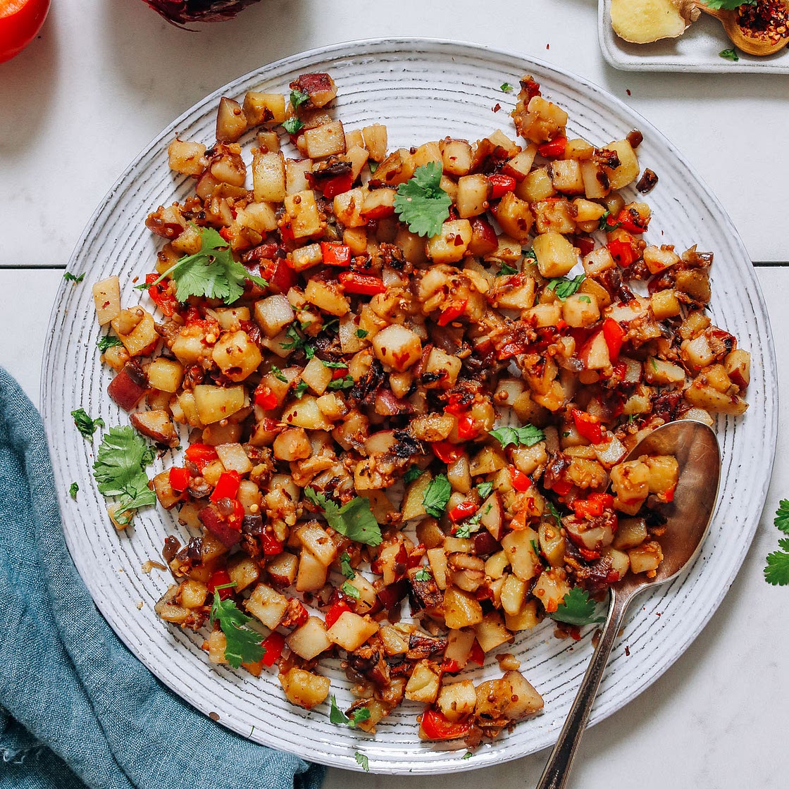 1-Pan Potato (Aloo) Sabzi