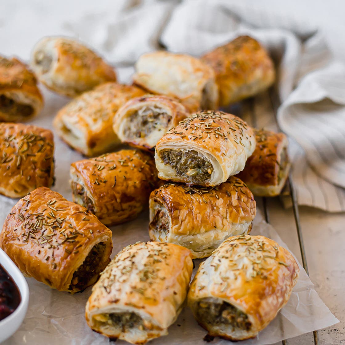 Lamb & Feta Sausage Rolls